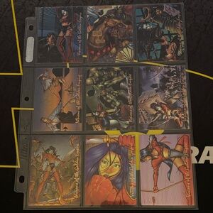 Comic Book Trading Cards Collection